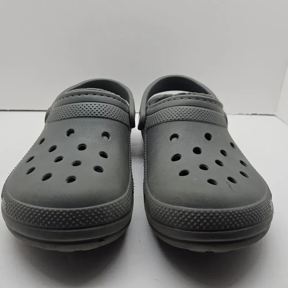 Crocs Classic Clogs Faux Fur Lined 203591 Mens Sz 7 Women's Sz 9 Dual Comfort - Picture 3 of 8